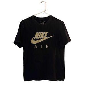 Nike Air The Nike Tee Black with Gold Logo
